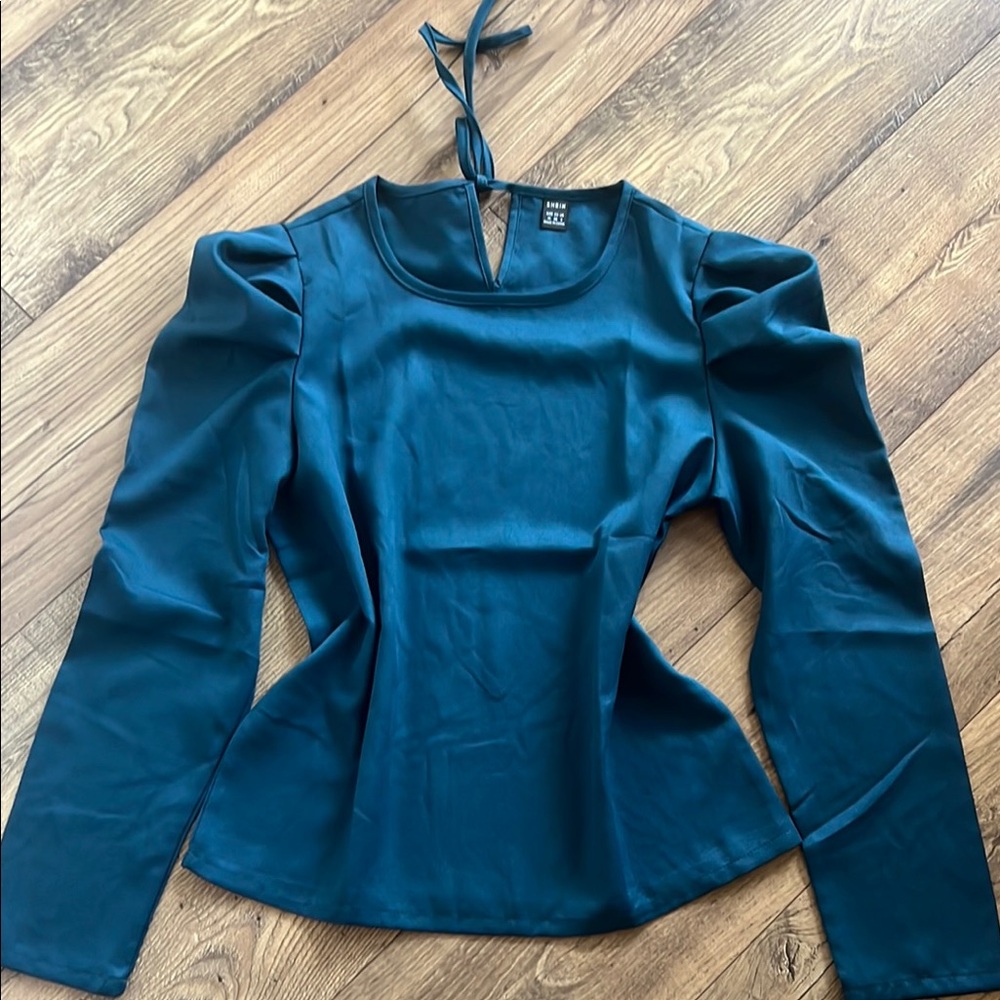 Women’s Dark Teal Blouse Size Medium